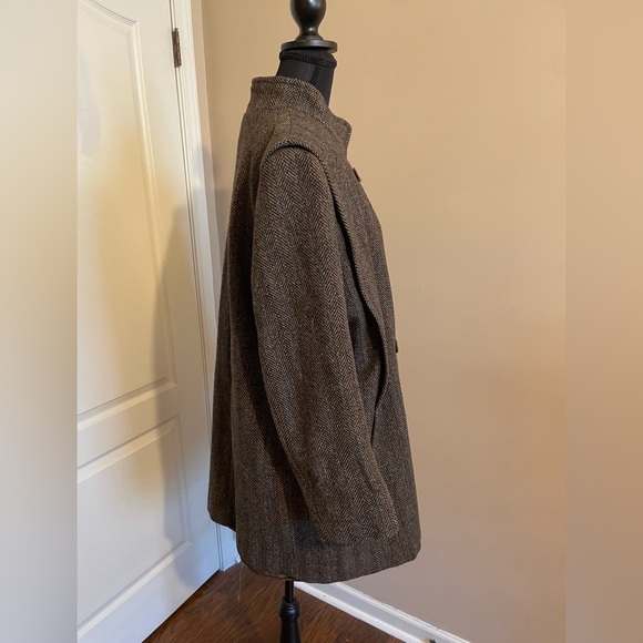 Vintage Forecaster OF BOSTON Gray 100% PURE WOOL Double Breasted Coat Size 11/12 - Picture 3 of 10